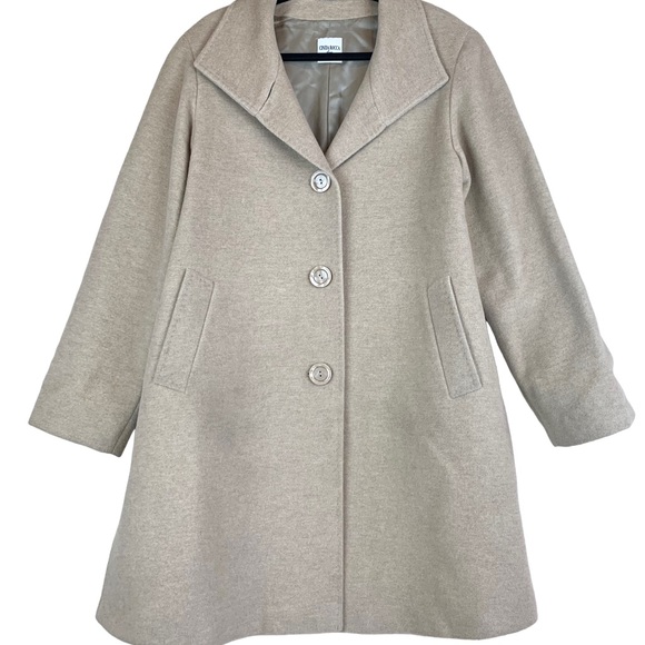 Cinzia Rocco Due Alpaca Wool Button Coat Jacket Long 14 - Picture 4 of 13